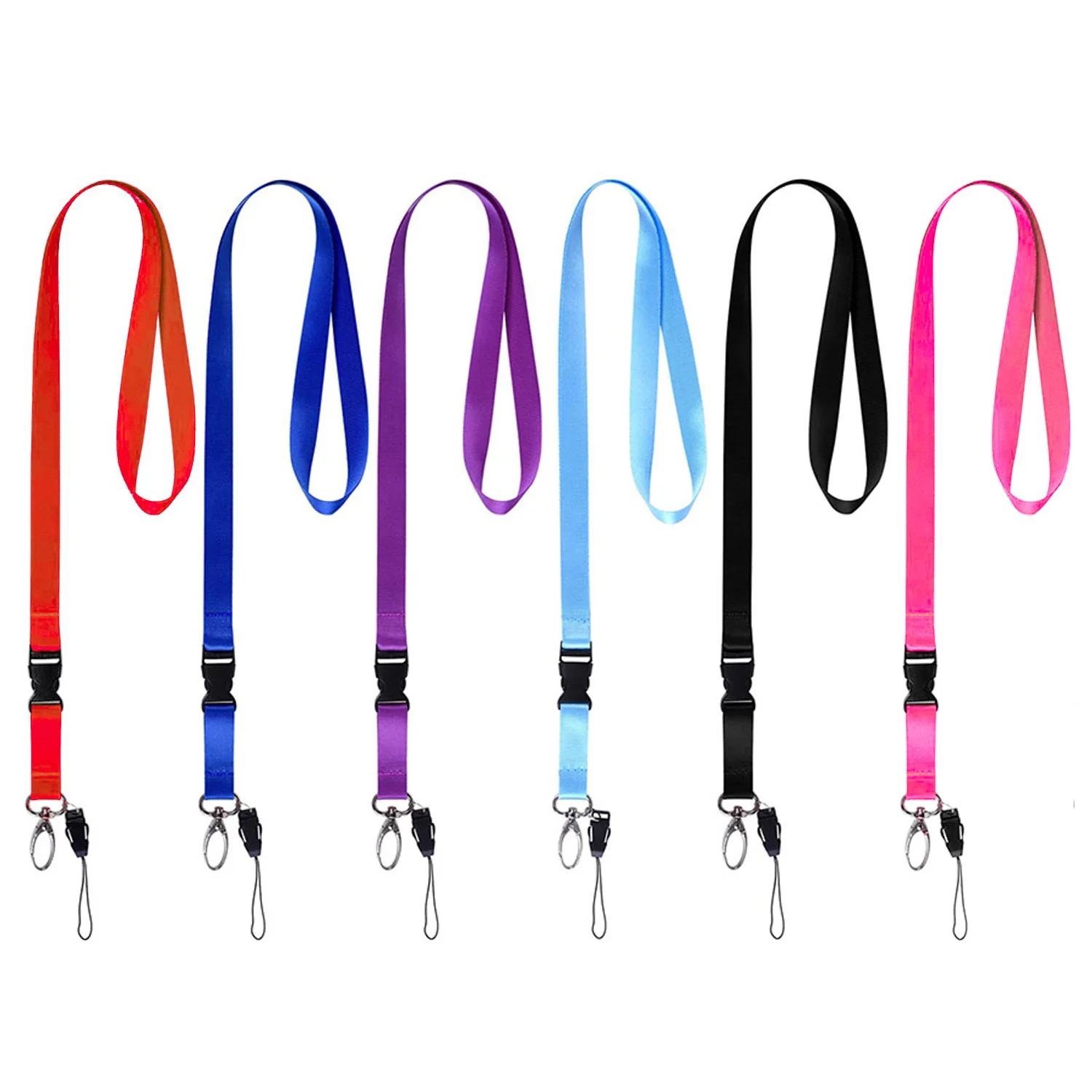 Voikukka Schmuck heißen Verkauf Farbe Lanyard Haken Schnalle Brust Tag Zertifikat zerlegbare Handy Lanyard Großhandel