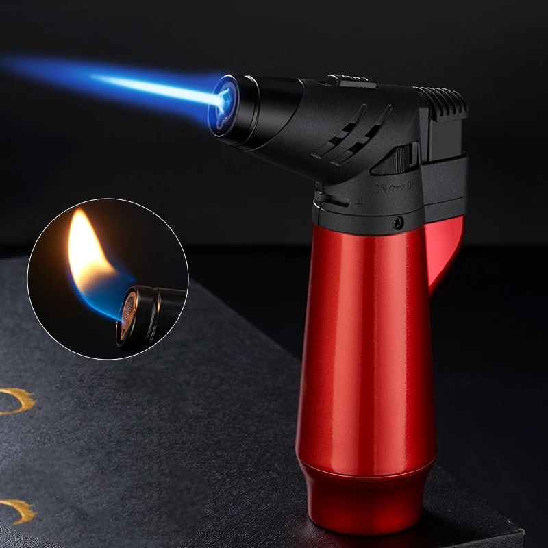 

Hot Torch Lighter Flame Gun Butane Gas Lighter Windproof Lighter Metal Lighter Cigar Lighter Barbecue Kitchen Outdoor Men's Gift