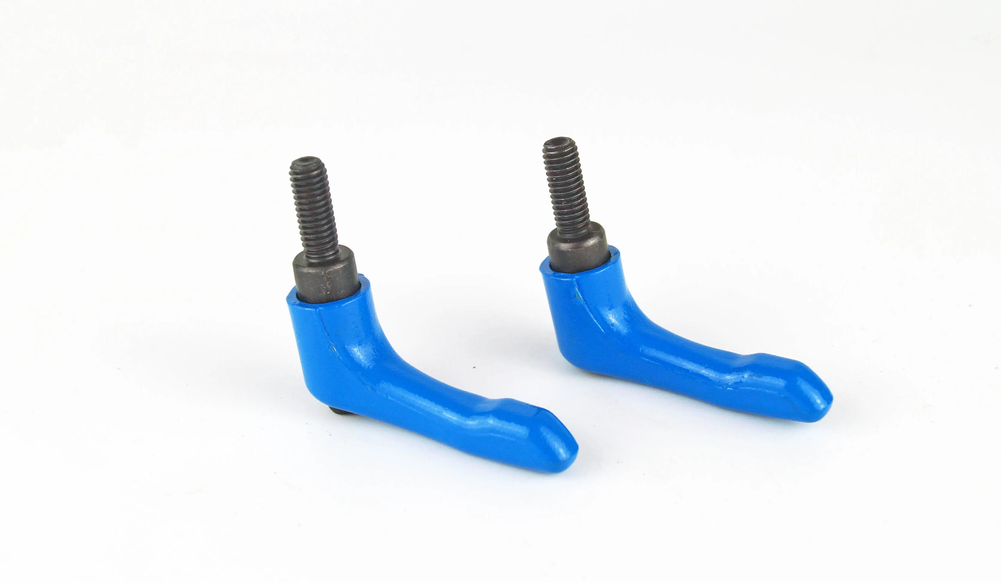 M5 M6 Solid Adjustable handle clamping lever arms tension levers blue color