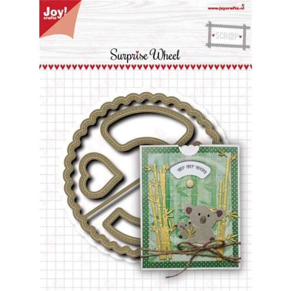 

2023 Arrival Metal Cutting Dies Scrapbook Album Card Decoration Embossing Template Newest Diy Handmade Craft Surprise Wheel Mold