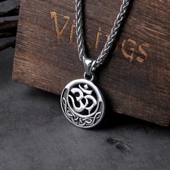 🕉️ Celtic Knot & Om Stainless Steel Pendant Necklace – 5 Sacred Styles 1