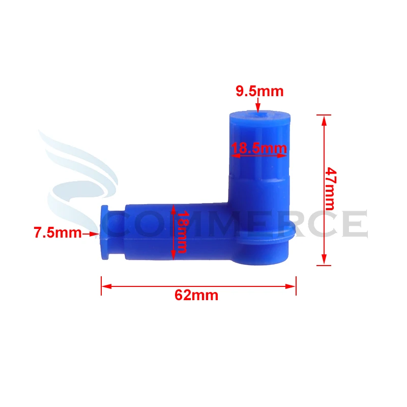 5Pcs Motorcycle Spark Plug Cap Universal Silicone Waterproof For 50cc-160cc Dirt Pit Bike ATV Quad Buggy Scooter Motorbike Parts motorcycle spark plug cap