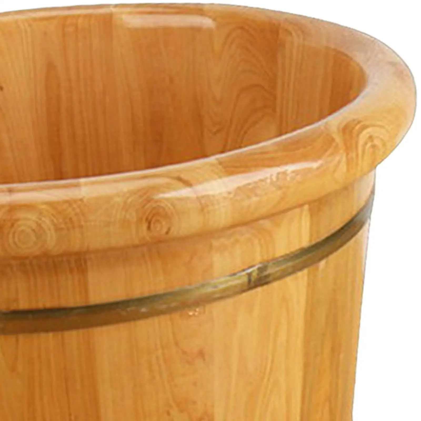 Foot Bath Barrel Wooden Foot Basin Sauna Foot Tub Thick Barrel Foot Baths Wood Foot Tub for Women Men Soaking Feet Home Bathroom