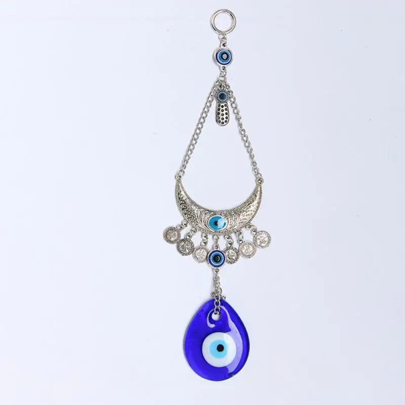 Turkish Blue Evil Eyes Amulet Lucky Hanging Pendant Wind Chimes Egypt