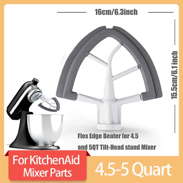 Flex Edge Beater for KitchenAid Mixer 4.5-5 QT Tilt-Head Stand Mixer  Attachments, Mixer Paddle Accessories - AliExpress