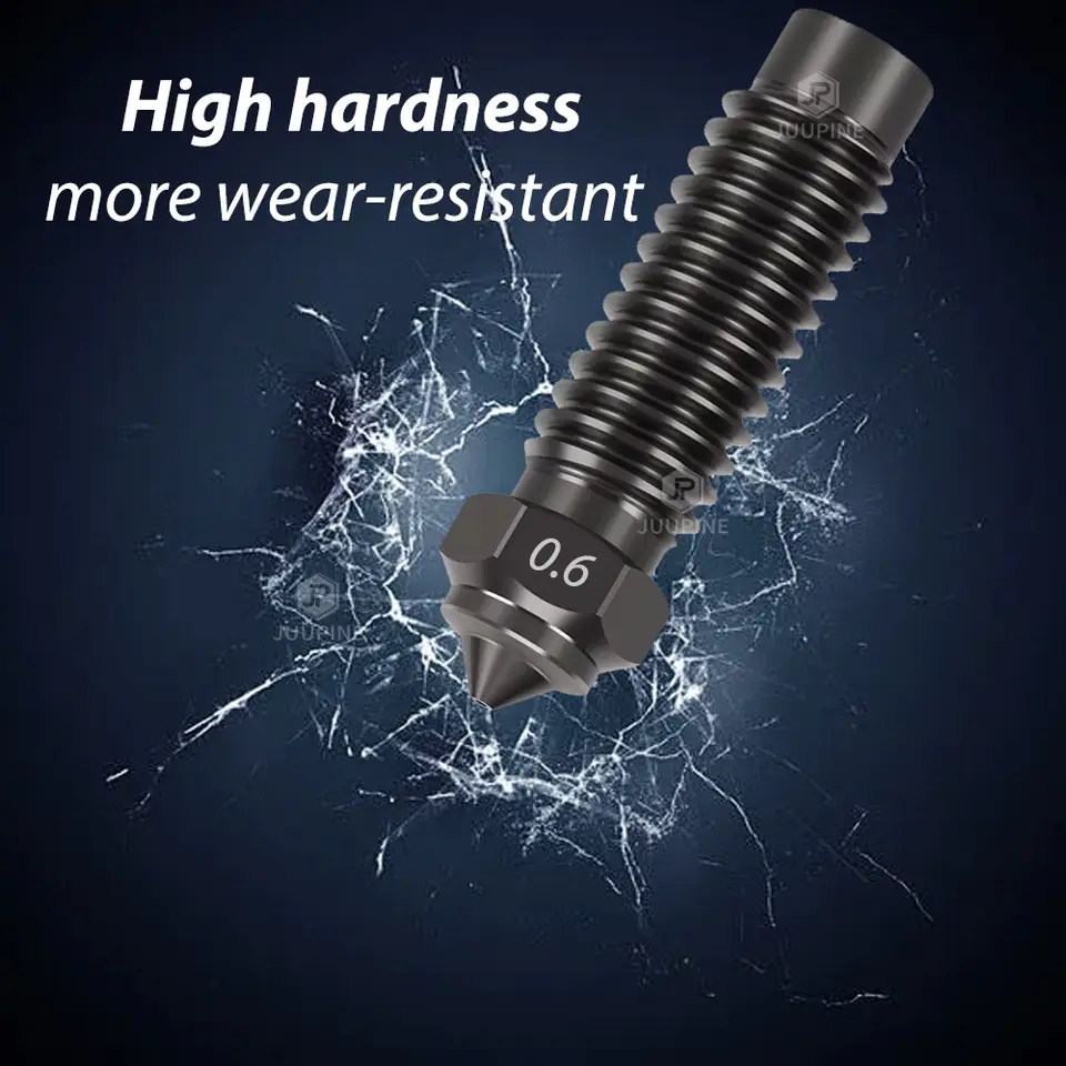 For Elegoo Neptune 4 Max Hardened Steel Nozzle Upgraded 0.2 0.4 0.6 0.8 Neptune 4 Plus Kit Nozzle High Speed Nozzles Top Quality image 2