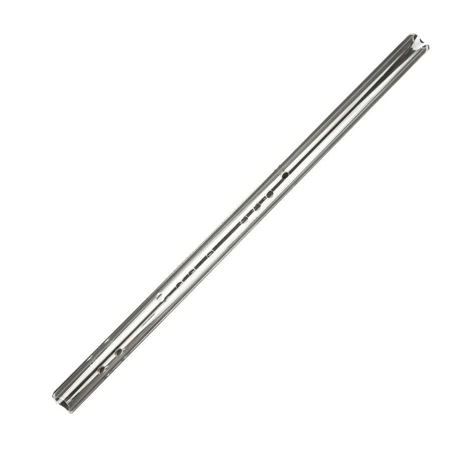 Acrylic Transparent Vertical Flute Musical Instrument G Key 8 Holes Xiao High Quality ABS Plastics