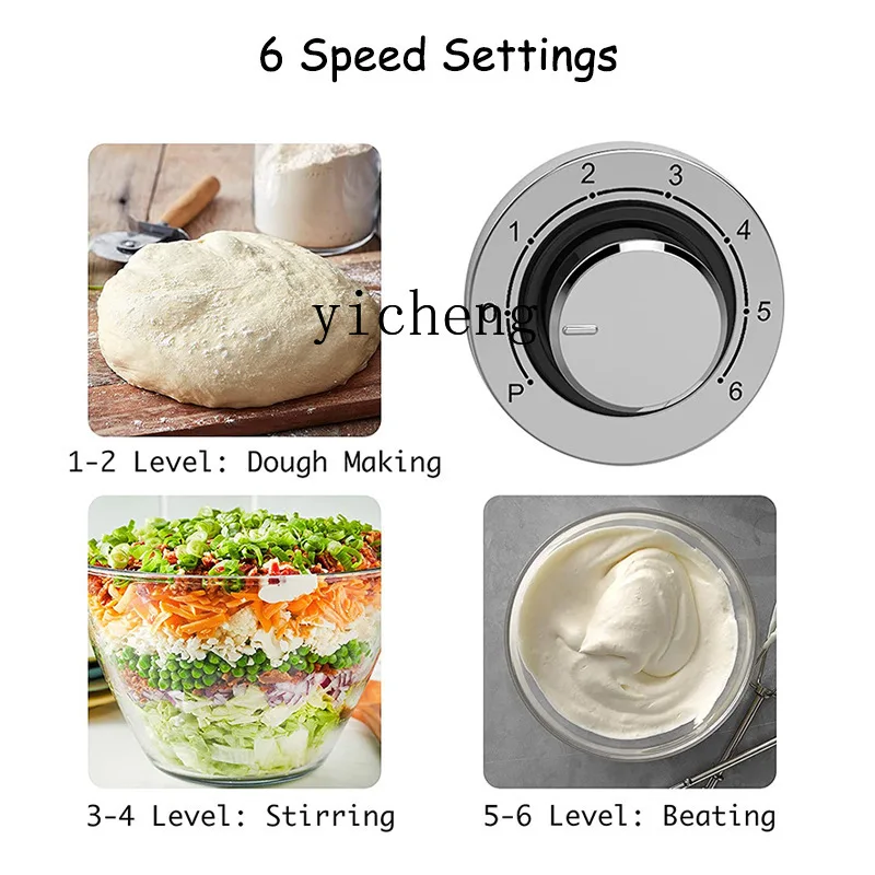 Xl110v Stand Mixer Household Multi-Functional Flour-Mixing Machine Cream Mixing Desktop Commercial 5