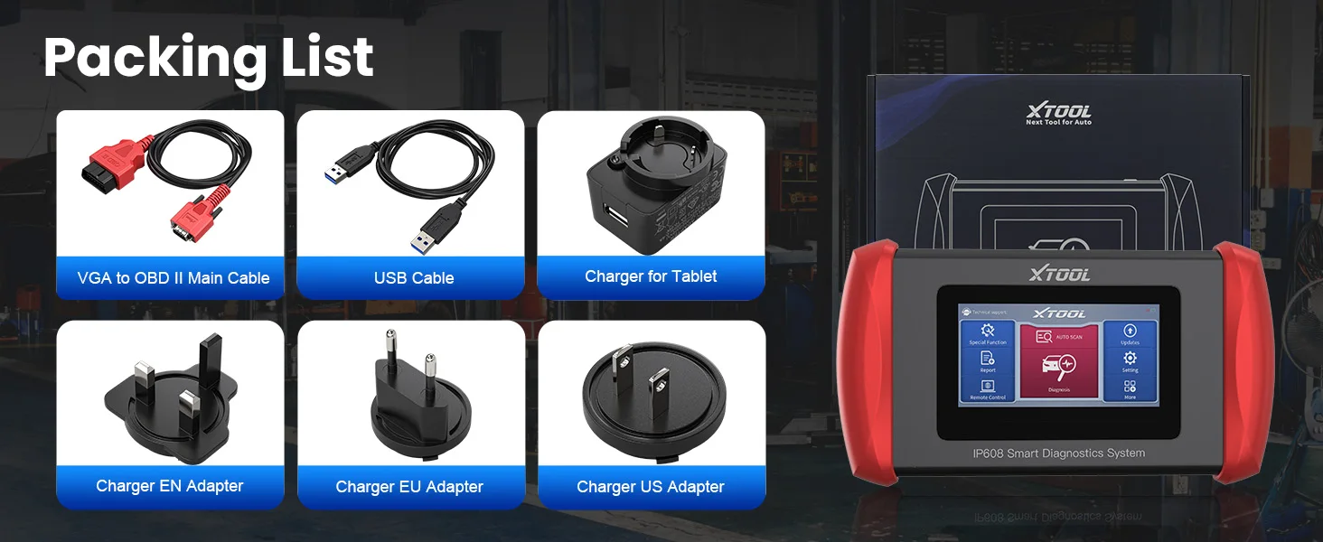 XTOOL InPlus IP608 Kfz-Scanner – Diagnosewerkzeug für alle Fahrzeugsysteme – Über 30 Reset-Funktionen – OBD2-Scanner – Lebenslange kostenlose Software-Updates – CANFD, Auto-VIN, 8-in-1-Live-Datengrafik – Detail 7