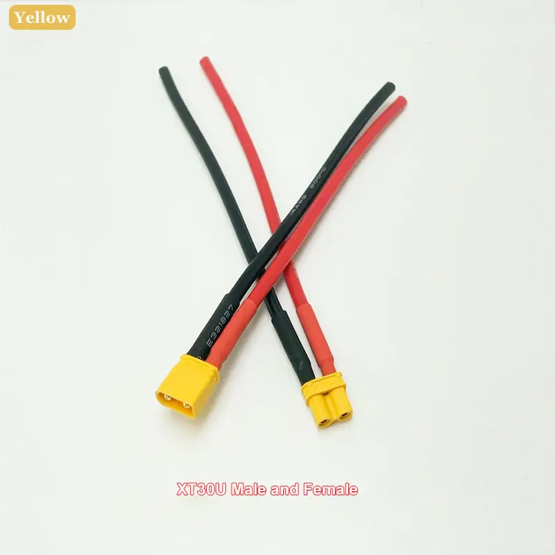 XT30 Connector Cable XT30U Male and Female Connectors with 14AWG/16AWG Silicone Cable For Remote Control Lithium Batteries image 10