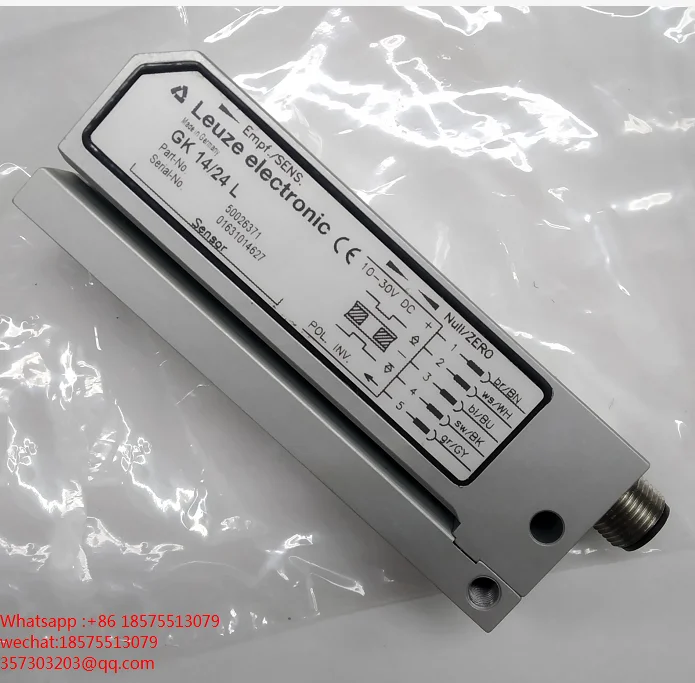 

Фотоэлектрический датчик для LEUZE GK14/24L, новый оригинальный 50026371