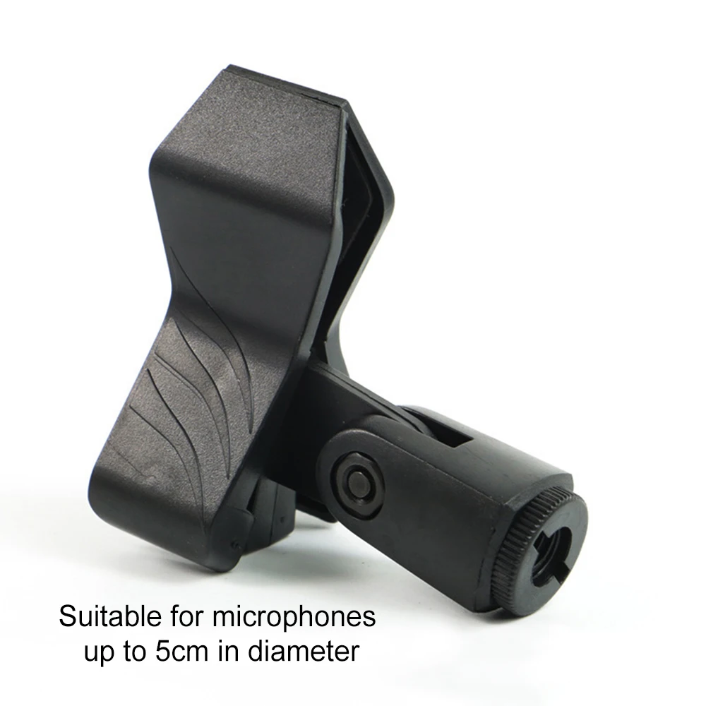 1pcs Universal Microphone Clip 1/4 Inch Condenser Microphone Clip Live Tripod Stand Accessories microphone mount clamp desktop mounting clip