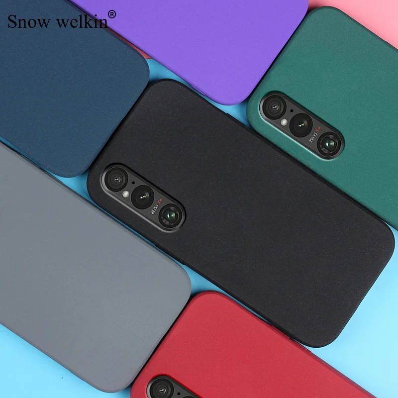 Sand Matte Soft Silicone Shockproof Anti-Slip Phone Case Cover