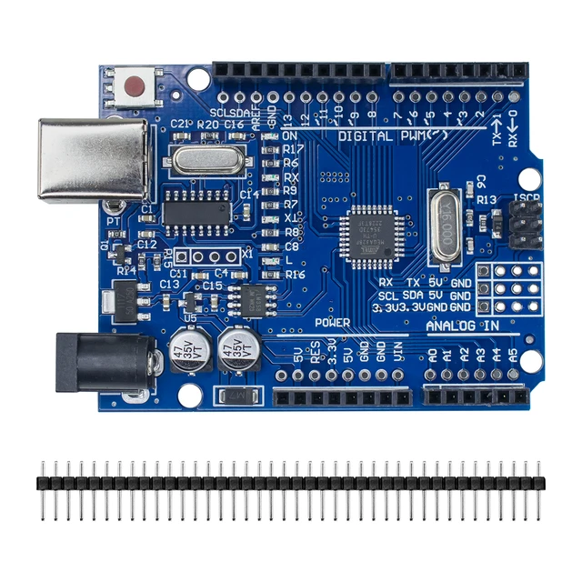 LAFVIN 1/3PCS R3 Board for Arduino UNO R3 CH340+MEGA328P Chip 16Mhz for ...