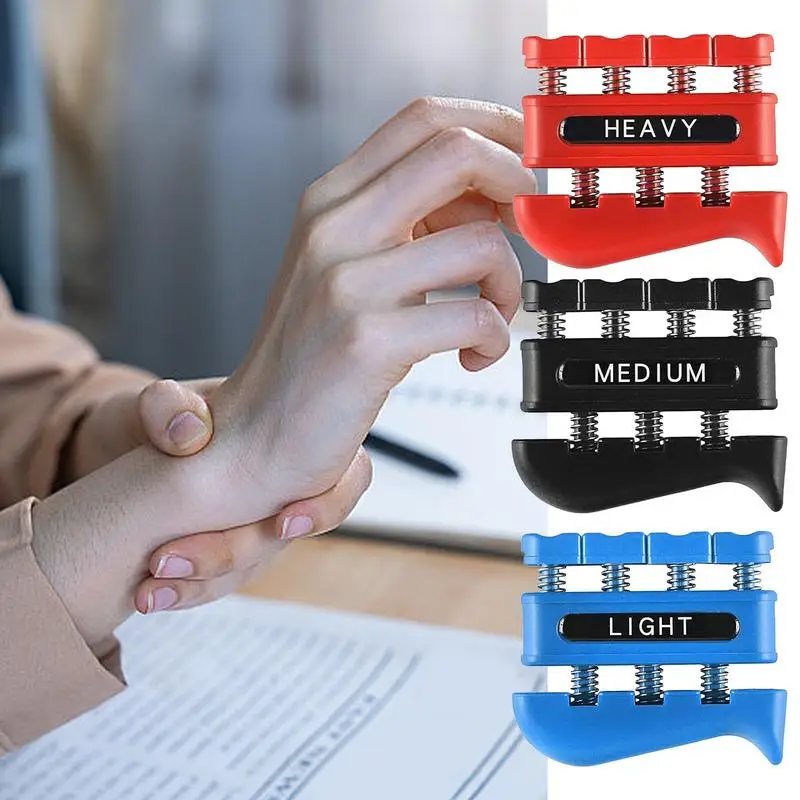 Finger Strengthener Finger Exerciser for Forearm and Hand Strengthener Hand Grip Workout Equipment for Musician Rock Climbing