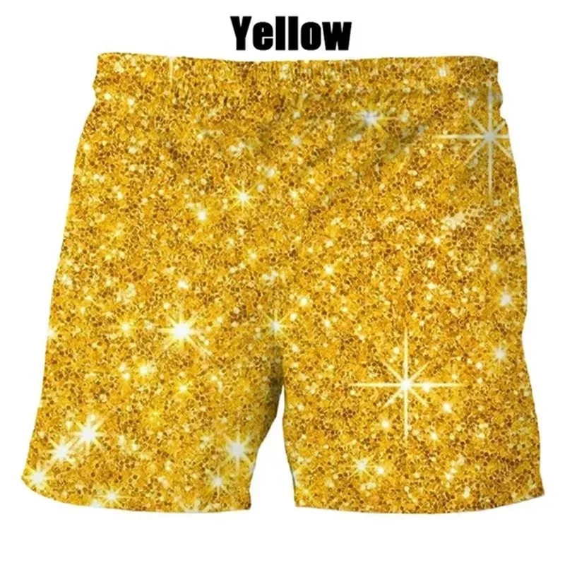 

3D Print Gorgeous Colours Graphic Beach Shorts For Men Casual Summer Cool Board Shorts Hombre Plus Size Mens Swim Trunks
