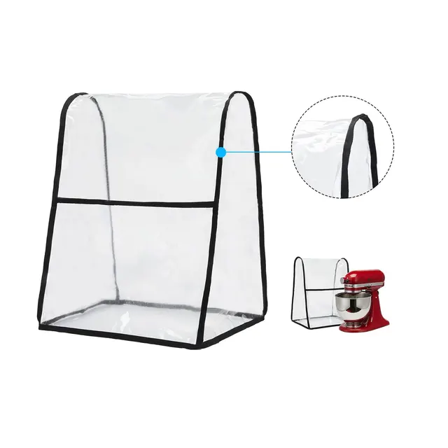 Konyhai Segélykeverő Burkolat, Tiszta Állvány-Keverőhuzat, A Porfedél Illeszkedik Az Összes Dőlésfejű Fej És Tál Emelő Kompatibilis 5-8-Os Kvart Modellek