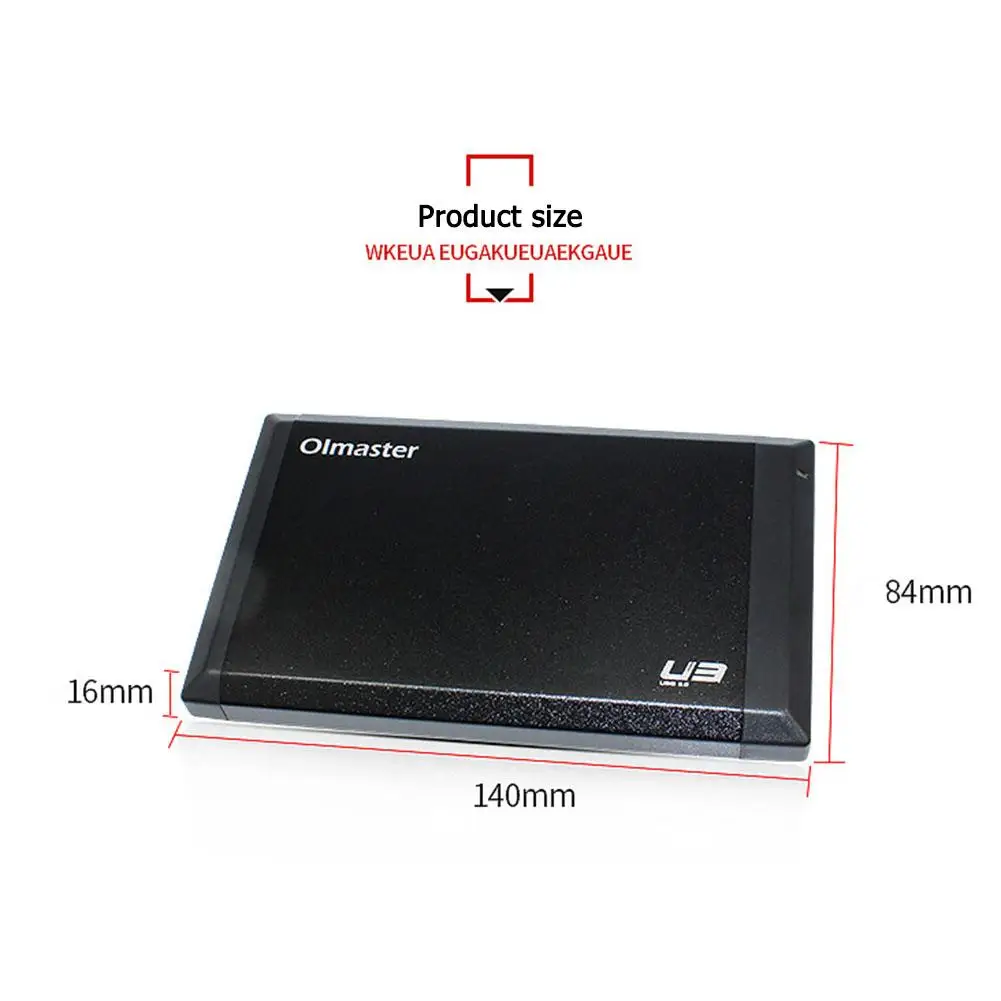 EB-230U3 2.5 inch External Hard Drive USB3.0 to SATA 5 Gbps 480 Mbps Aluminum External HDD Case 3.5 inch hdd case