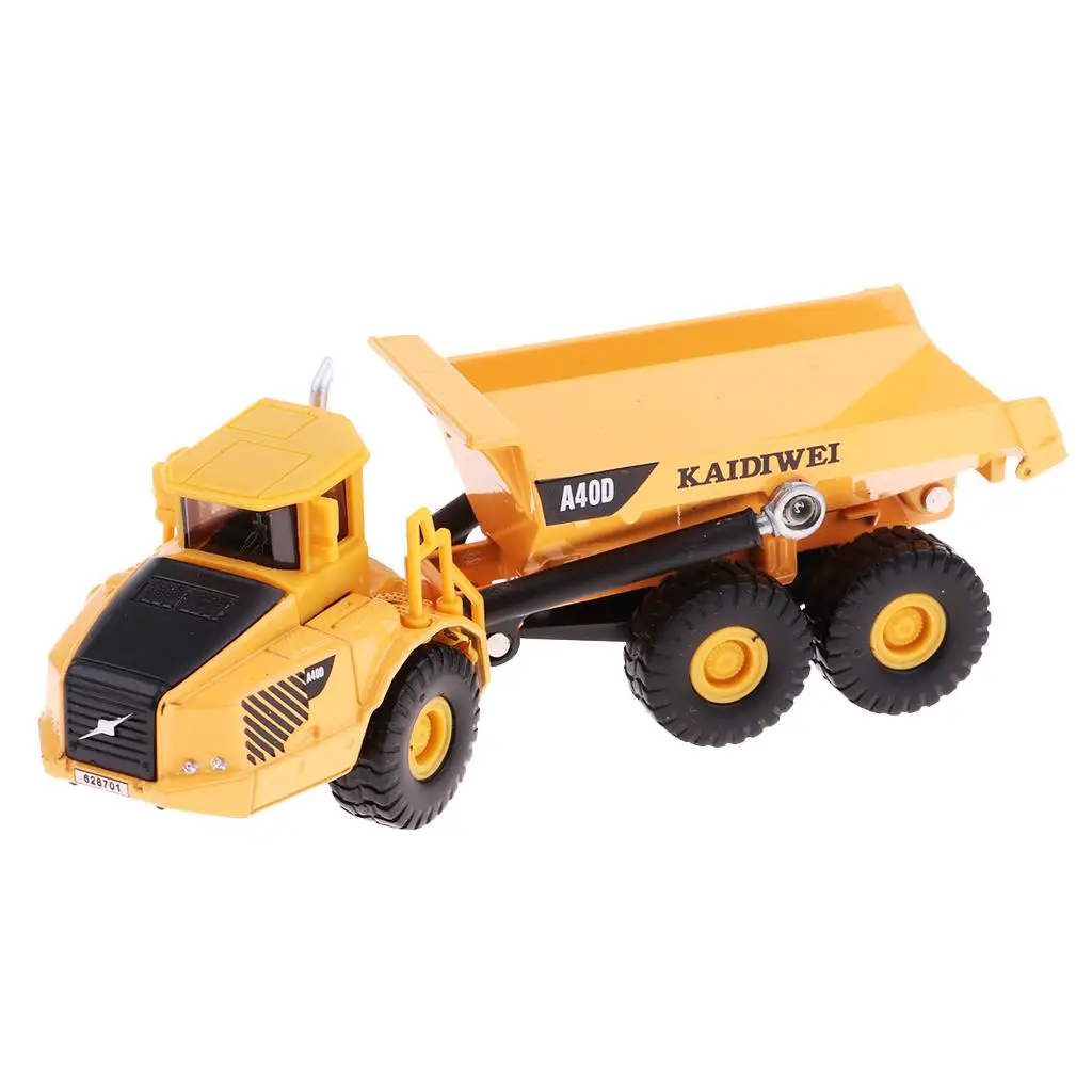 1:8 Alloy Diecast Car Truck Construction Vehicle Model Toy Six Wheels Loader Model toy for 