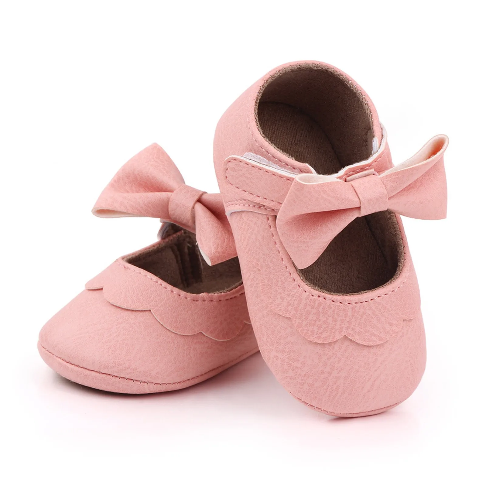 

Infant Girls Single Shoes Bowknot First Walkers Shoes Toddler Sandals Princess Shoes New Adorable Toddler Infant Newborn Baby