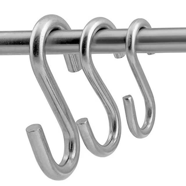 M2 -M10 304 Stainless steel S-type hook Multi-function hook for  Bathroom/Bedroom/Kitchen Hook Up Kitchenware Heavy Load-bearing - AliExpress
