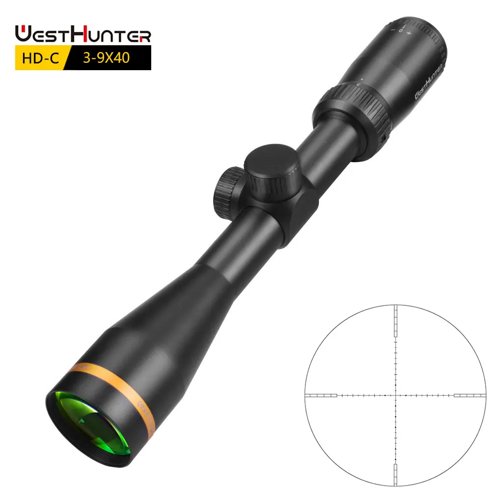 

Hunting Tactical Scope WestHunter HD-C 3-9X40 SFP Shooting Riflescope Mil Dot Reticle Compact Scope Optical Sights For Air Gun