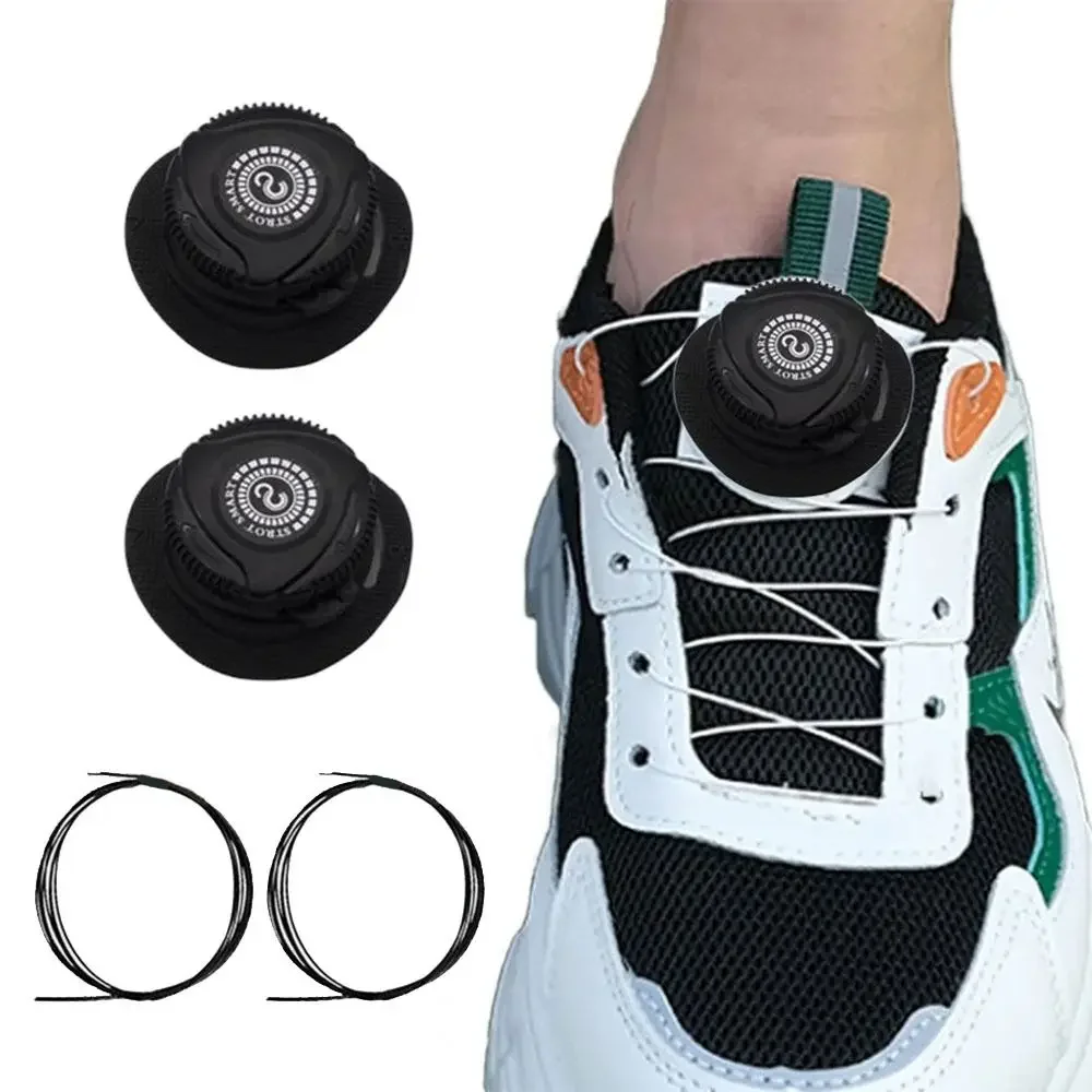 Quick-Lock No-Tie Shoelaces - Effortless Style for Casual and Running Shoes