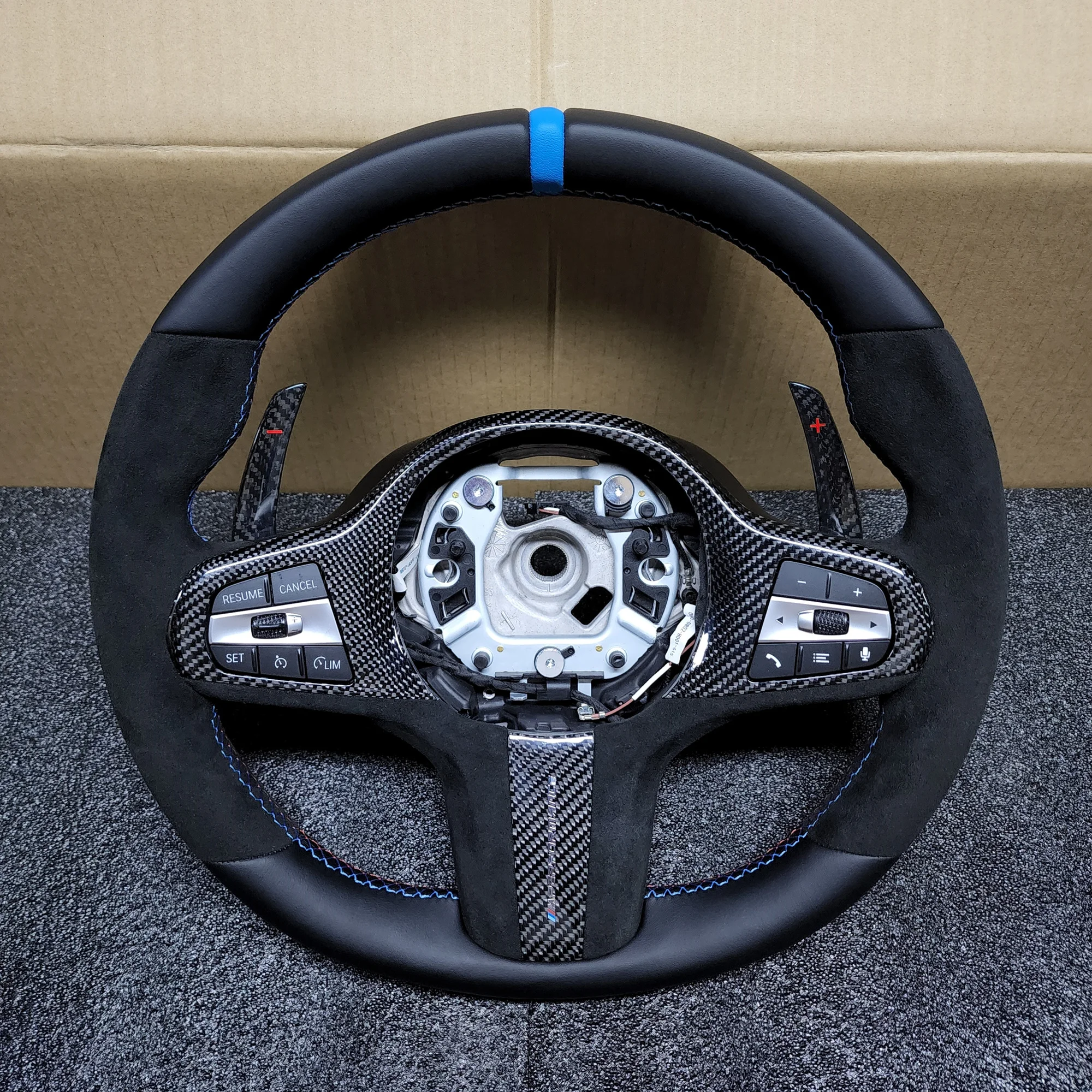 

M Performance Steering Wheel For BMW M3 G80 M4 G82 M5 F90 M8 X3M X4M X5M X6M G3X G1X G0X M Sport