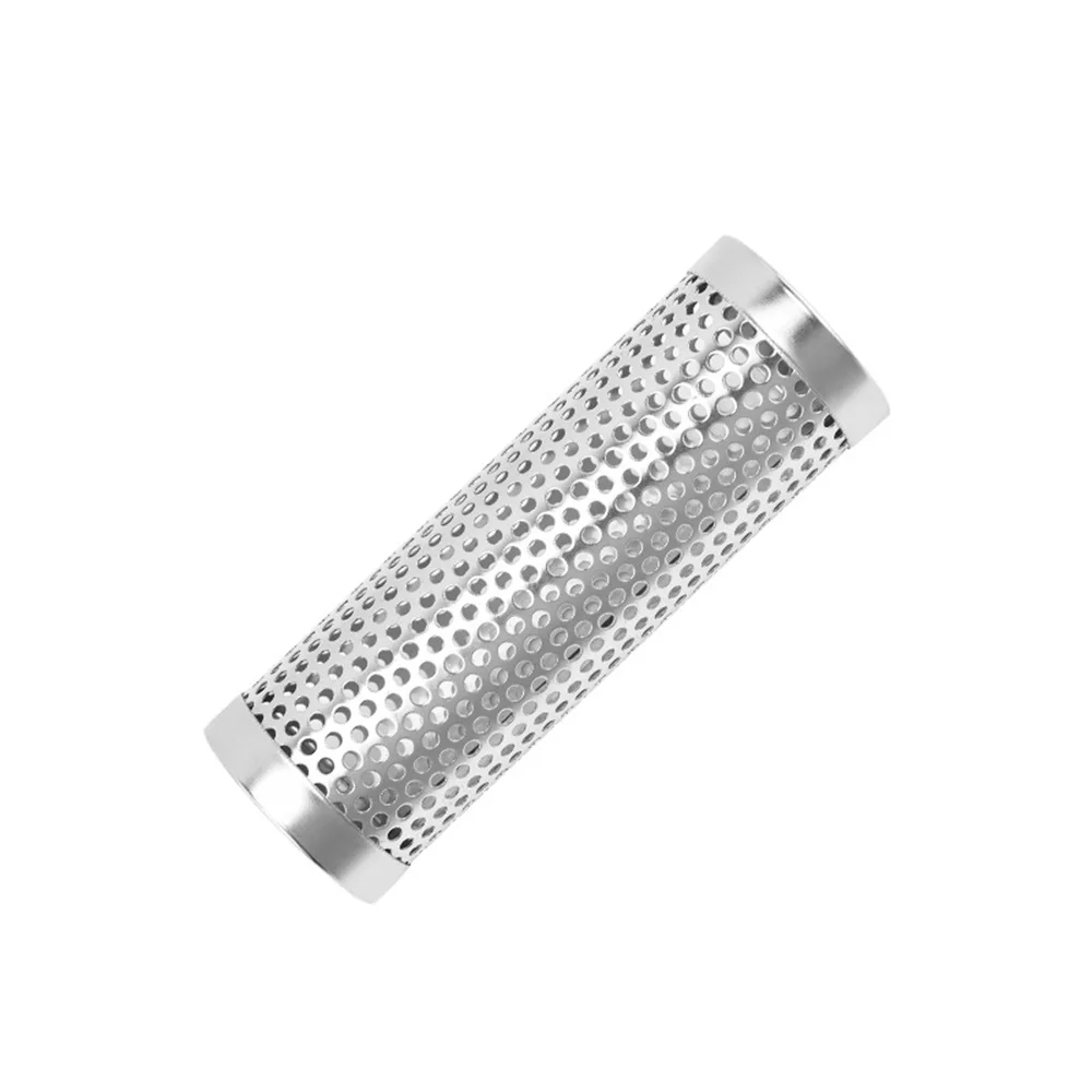 BBQ Charcoal Grill Tube Stainless Steel Tough Smoke Tube Hexagonal Cylinder bbq smoke generator Barbecue Smoker Kitchen Bar BBQ Tools
