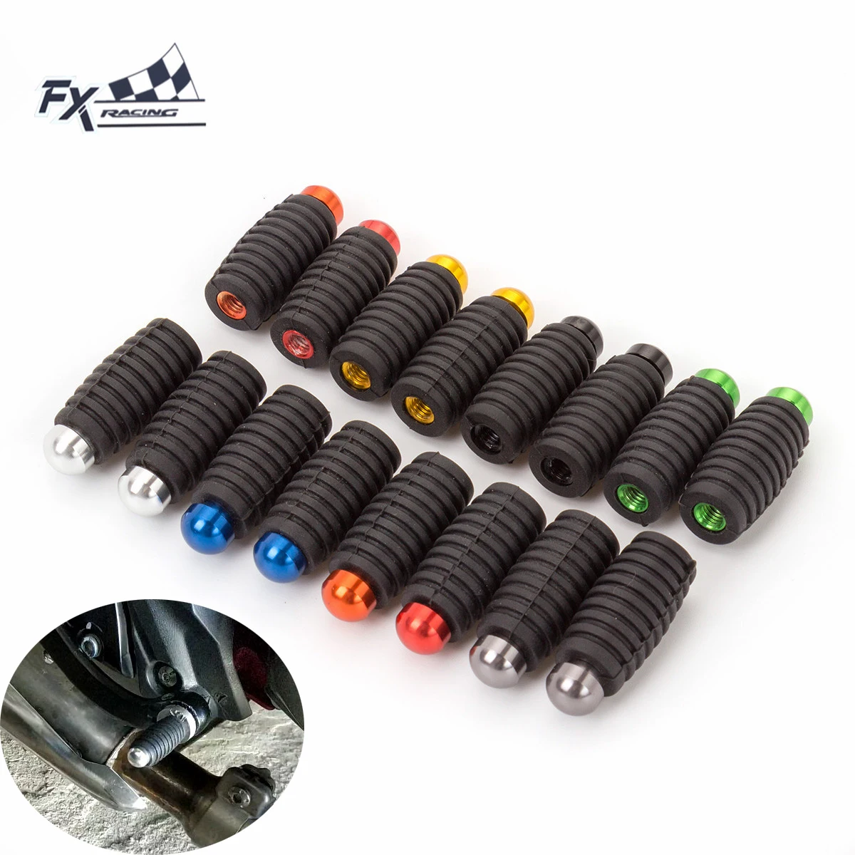 Reposapiés Delanteros Posapies Para Suzuki V-strom Dl650 Gsx | Cuotas Sin Interés