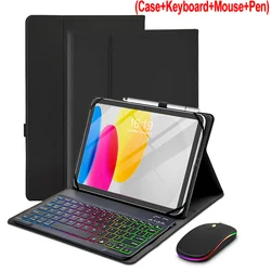 Versatile Keyboard Case with Mouse and Stylus - Detachable - Italian (Black)