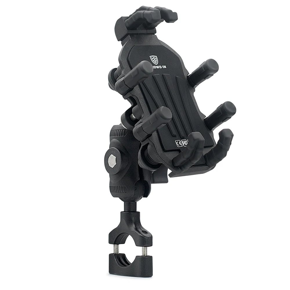 Motorbike Metal U Bolt Mount Kit & Quick Grip XL Holder for Samsung Galaxy S21 (sku 56779)