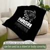 Printed Blanket Nash Fishing Logo Picnic Blankets Warm Blanket Soft and Comfortable Blanket Home Travel Birthday Gift 3
