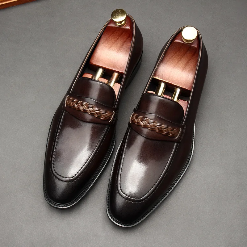 New Shoes Man, foot cover, style, leather production, handmade men's shoes, large, married. Dress size