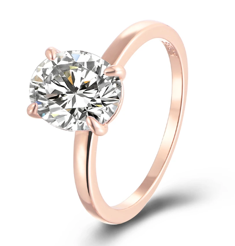 URMYLADY D VVS1 Oval Moissanite Rings 4 Prong Setting Classic Trendy Women Engagement Wedding Band GRA Certified 925 Sliver Ring