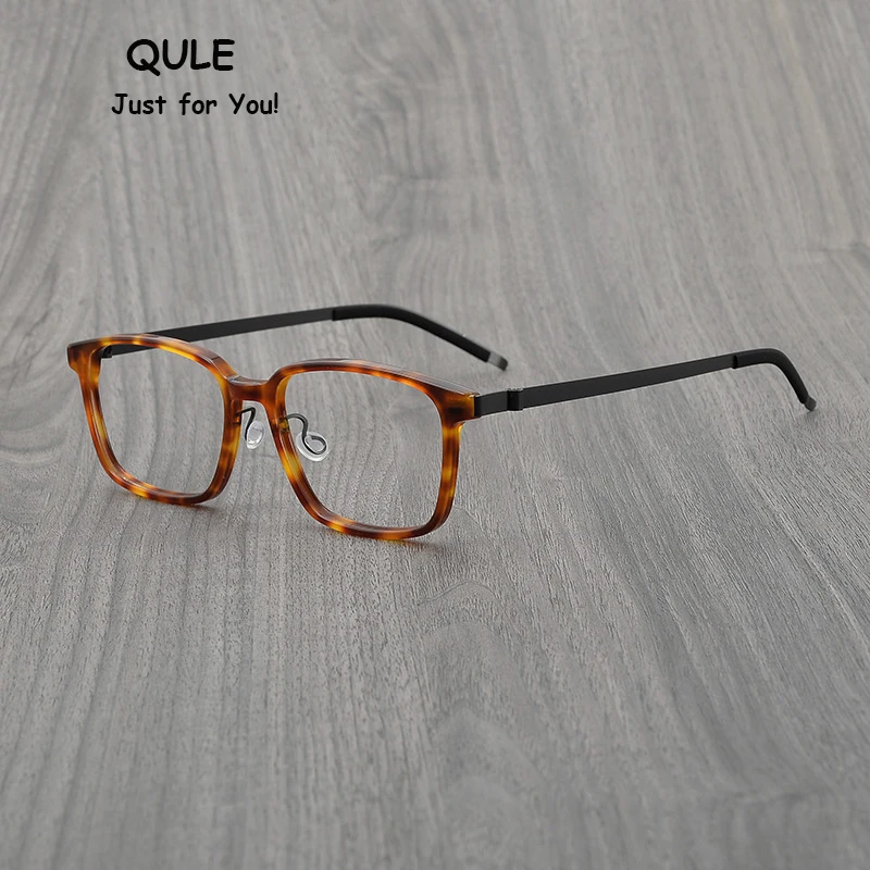 

2024 New Fashion Titanium Glasses Frame for Men Women Ultralight Simplicity Eyeglasses Myopia Reading Progressive Square Eyewear