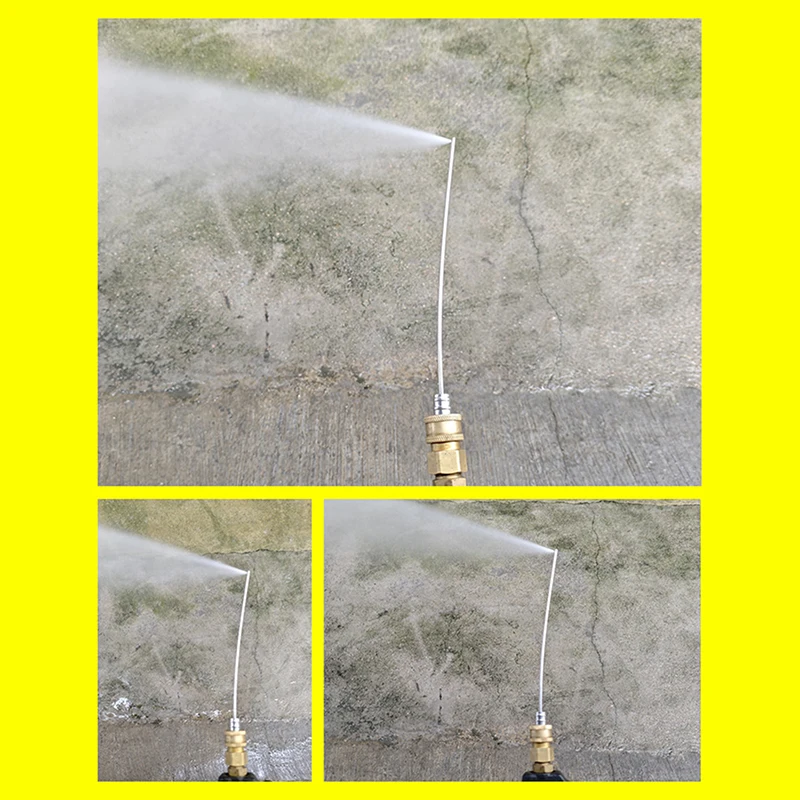 1/4인치 퀵 커넥트 고압 니들 노즐로 정밀 청소가 간편해졌습니다. 에어컨 및 자동차 탱크용으로 설계되었습니다.