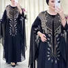 Abayas pour femmes dubaï luxe 2024 mousseline de soie Boubou robe de mode musulmane Caftan Marocain Occasions de fête de mariage Djellaba Femme