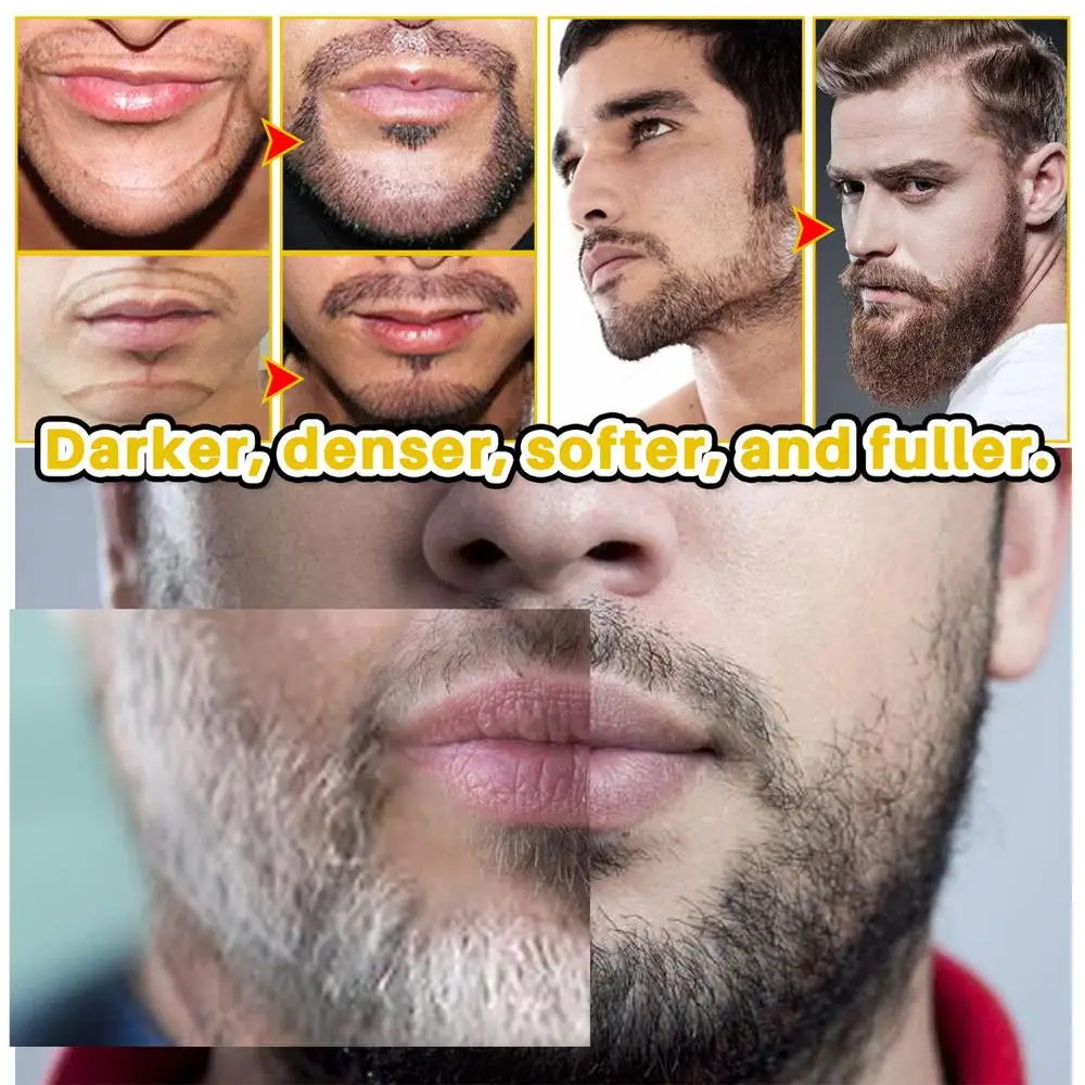 Description Picture 6 of itemMen Beard Growth Oil Fast Effective Beard Growth Essentiall Hair Loss Treatments Product Fast Growing Hair Essentiall Oil 30ml