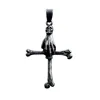 Vintage Punk Skull Necklace Stainless Steel Gothic Cross Pendant For Men Biker Unique Rock Amulet Jewelry Gifts Dropshipping 4