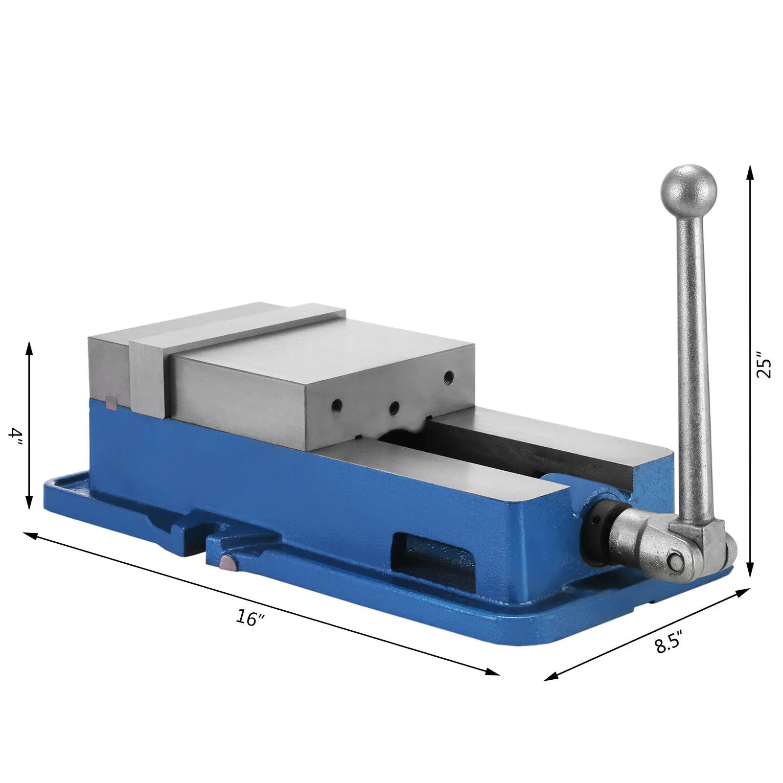 VEVOR 6'' Vise Precision Milling Vice 6 Inch Jaw Width Drill Press Vise Milling Drilling Machine Bench Clamp Clamping 5