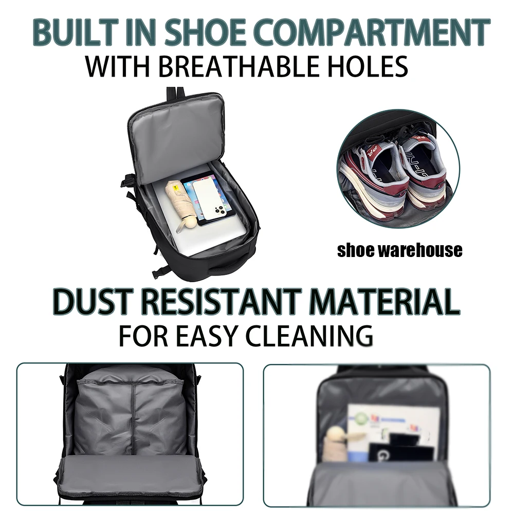 Multifunctional Large Capacity Travel Backpack