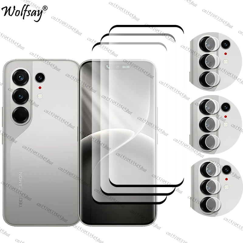 Premium Full Cover Tempered Glass Screen and Camera Protector