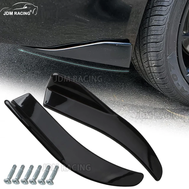 4x Universal Car Rear Bumper Carbon Fiber Diffuser Fin Spoiler Lip Wing  Splitter at Rs 4848.00, Car Body Kit