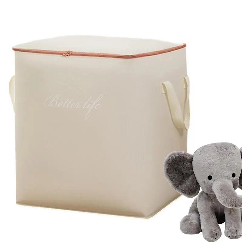 

Zippered Clothes Organizer Bag Blanket Organizer For Closet Quilt Storage Containers Clothes Organization And Storage 600D