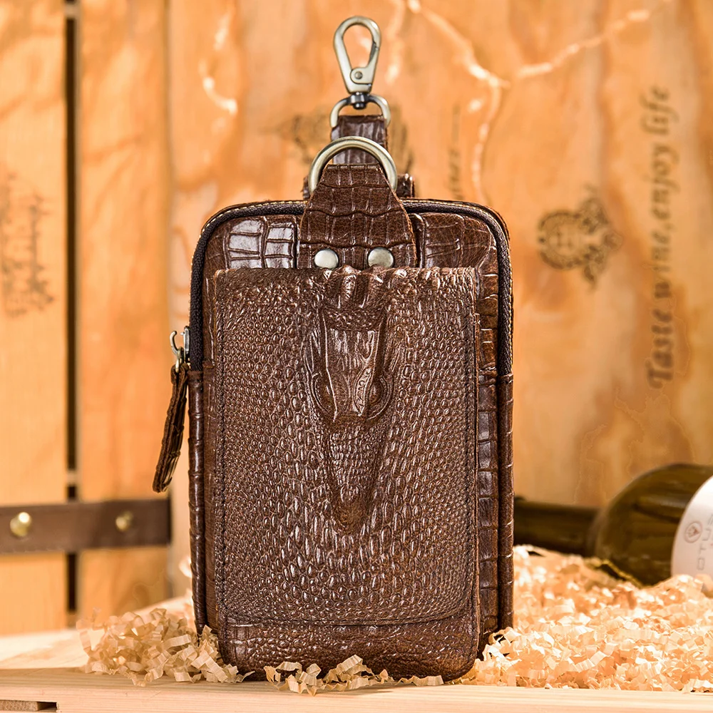 

Men Small Bag Male Waist Bag Men's Leather Mobile Phone Waist Bag Men's Leather Mobile Phone Bag
