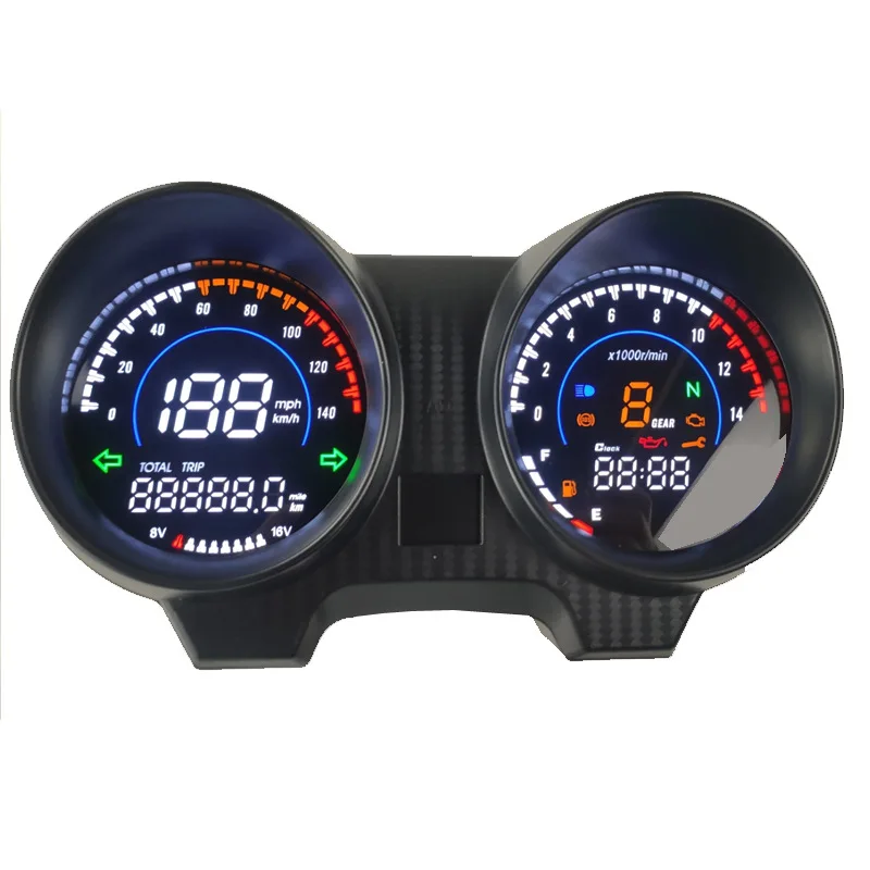

Motorcycle Odometer Speedometer Digital LED Odometer and Tachometer For Brazil TITAN 150 Honda CG 150 Fan 150