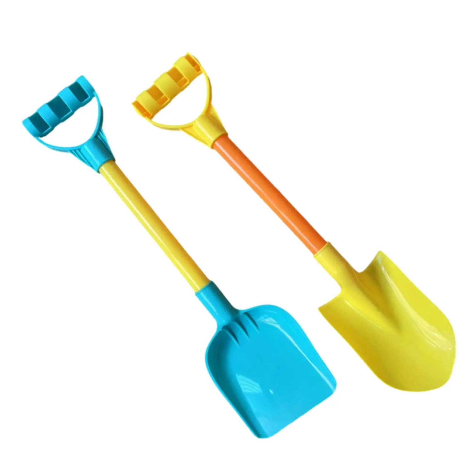 2x Beach Spades Travel Sandbox Toy Kids Garden Tool Shovels Toys for Kids Girls Boys Toddlers Digging Sand Snow Birthday Gifts