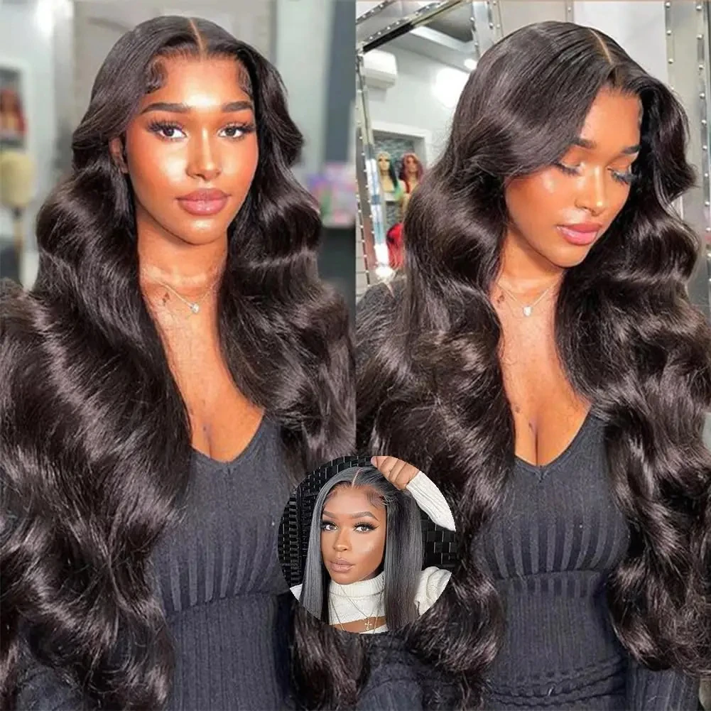 

4x4 5x5 Closure Body Wave Wig Wear & Go Glueless Wig Human Hair Ready To Wear Pre Cut Plucked Body Wave Hd Lace Frontal Wig