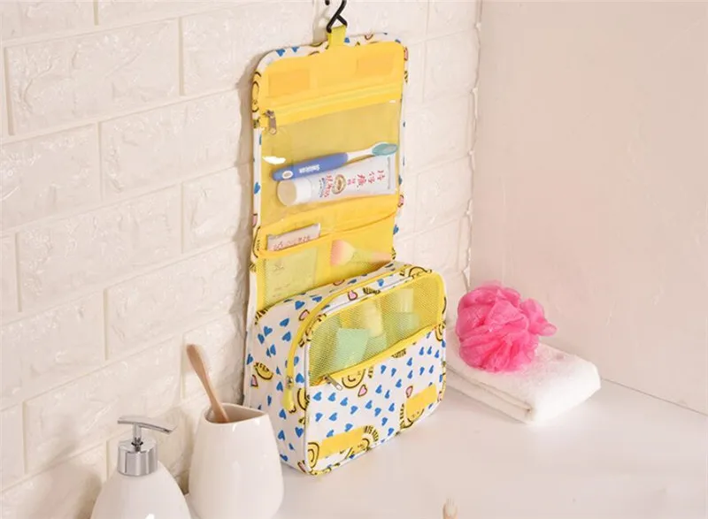 Nylon Hook Up Cosmetic Bag Women Travel Toiletries Storage Bag High Quality Waterproof Makeup Pouch Ladies Make-up Beauty Bag Nylon Hook Up Cosmetic Bag Women Travel Toiletries Storage Bag High Quality Waterproof Makeup Pouch Ladies Make-up Beauty Bag